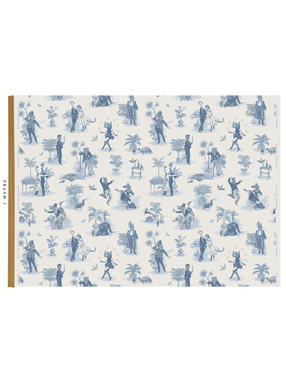 Safari Soirée 'Heron Blue' Recycled Velvet