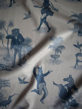 Load image into Gallery viewer, Safari Soirée &#39;Heron Blue&#39; Recycled Velvet