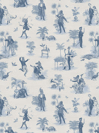 Safari Soirée 'Heron Blue' Recycled Velvet