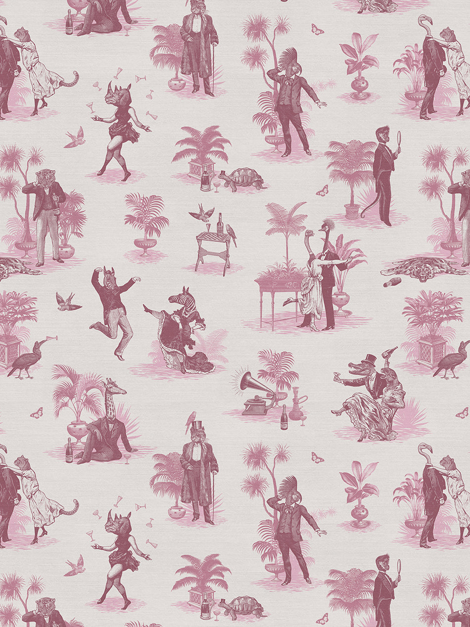 Safari Soirée 'Rouge' Recycled Velvet