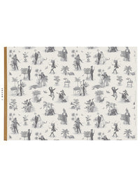 Safari Soirée 'Soft Charcoal' Linen Sample