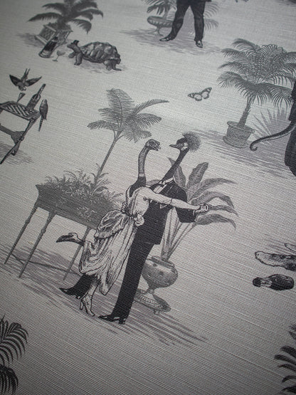 Safari Soirée 'Soft Charcoal' Linen