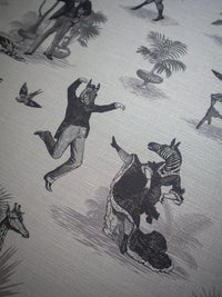 Safari Soirée 'Soft Charcoal' Linen
