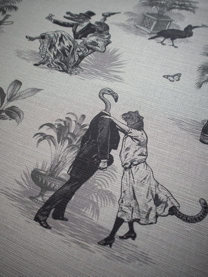 Safari Soirée 'Soft Charcoal' Linen