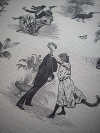 Safari Soirée 'Soft Charcoal' Linen Sample