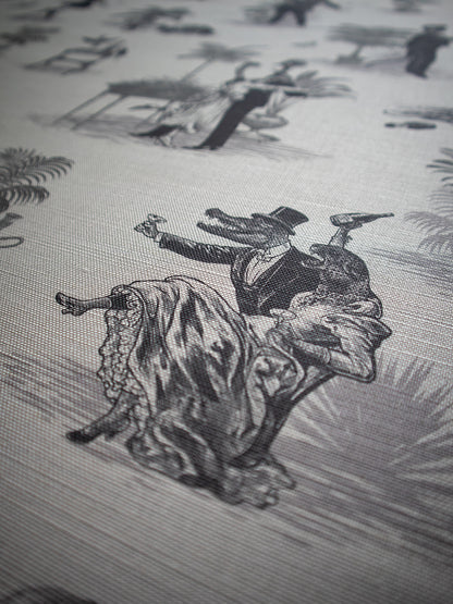 Safari Soirée 'Soft Charcoal' Linen