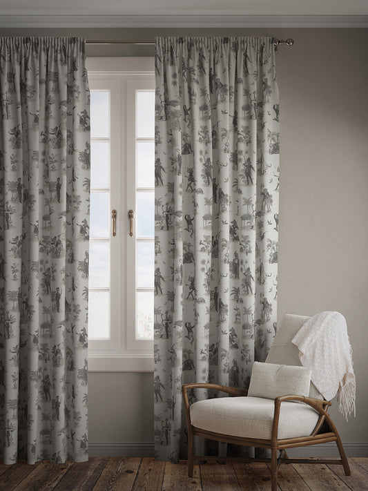 Safari Soirée 'Soft Charcoal' Linen