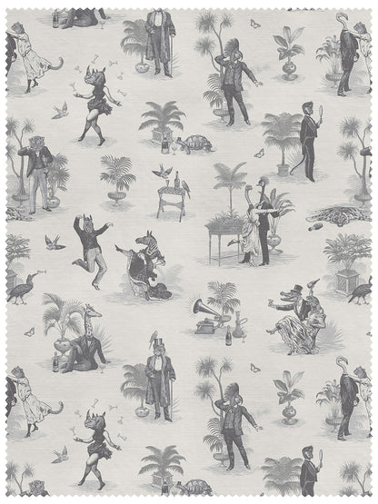 Safari Soirée 'Soft Charcoal' Linen