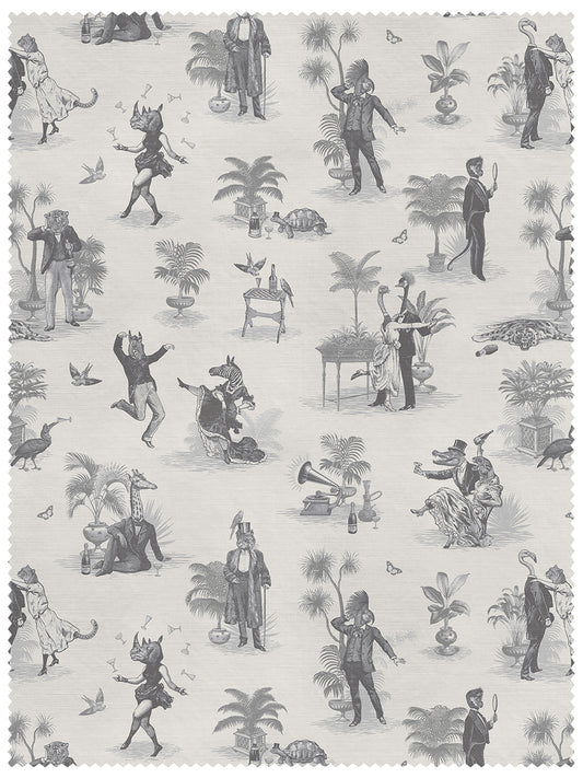Safari Soirée 'Soft Charcoal' Linen