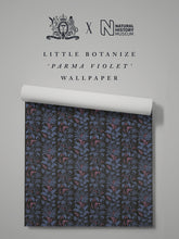 Load image into Gallery viewer, Little Botanize &#39;Parma Violet&#39; Wallpaper Sample