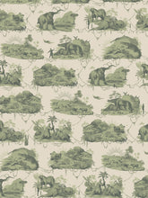 Load image into Gallery viewer, Extinctopia &#39;Galapagos Green&#39; Wallpaper Sample
