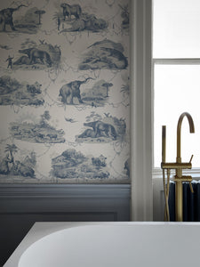 Extinctopia 'Jurassic Coast Blue' Wallpaper
