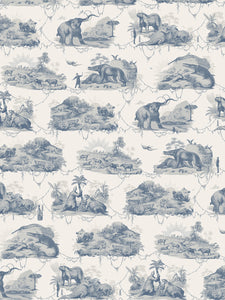 Extinctopia 'Jurassic Coast Blue' Wallpaper Sample