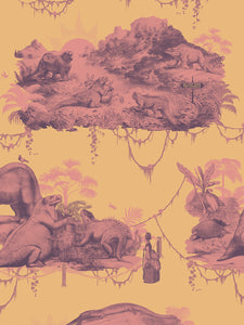 Extinctopia 'Rhubarb & Custard' Wallpaper Sample