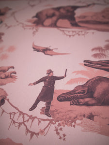 Extinctopia 'Volcanic Sunset' Wallpaper Sample