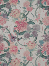 Load image into Gallery viewer, Forbidden Bloom &#39;Bone White&#39; Faux Suede Wallpaper By The Metre