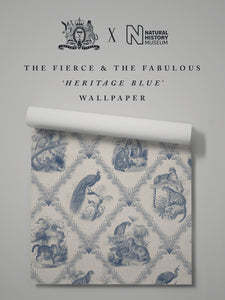 The Fierce & The Fabulous 'Heritage Blue' Wallpaper