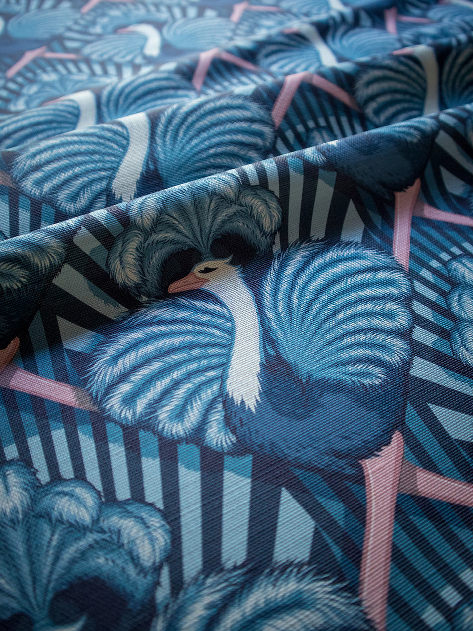 Zsa Zsa 'Blue' Linen Sample