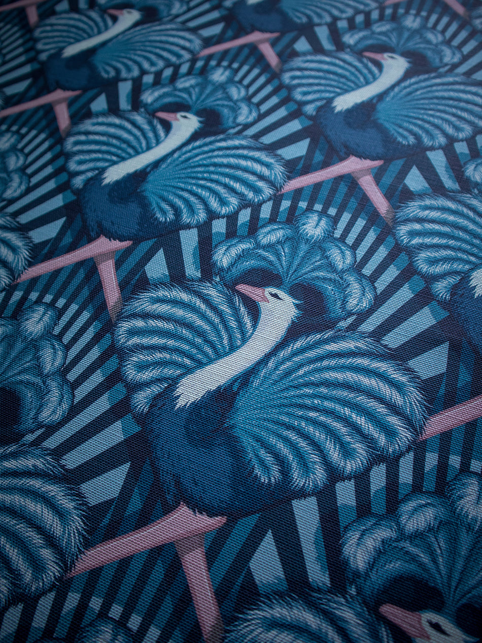 Zsa Zsa 'Blue' Linen Sample
