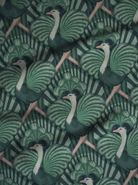 Zsa Zsa 'Bottle Green' Linen Sample