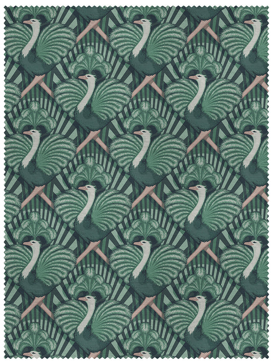 Zsa Zsa 'Bottle Green' Linen