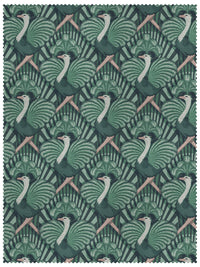 Zsa Zsa 'Bottle Green' Linen Sample
