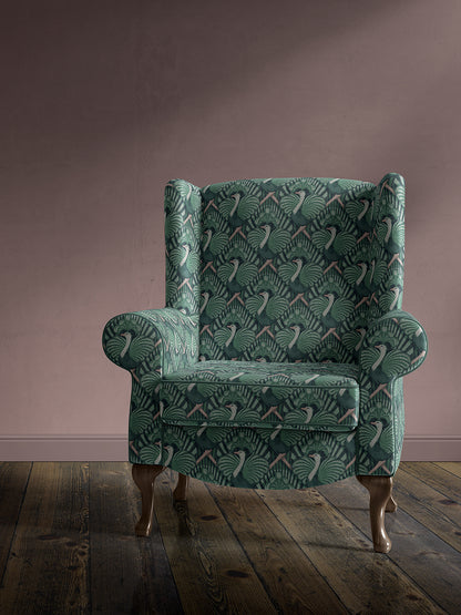 Zsa Zsa 'Bottle Green' Recycled Velvet Sample