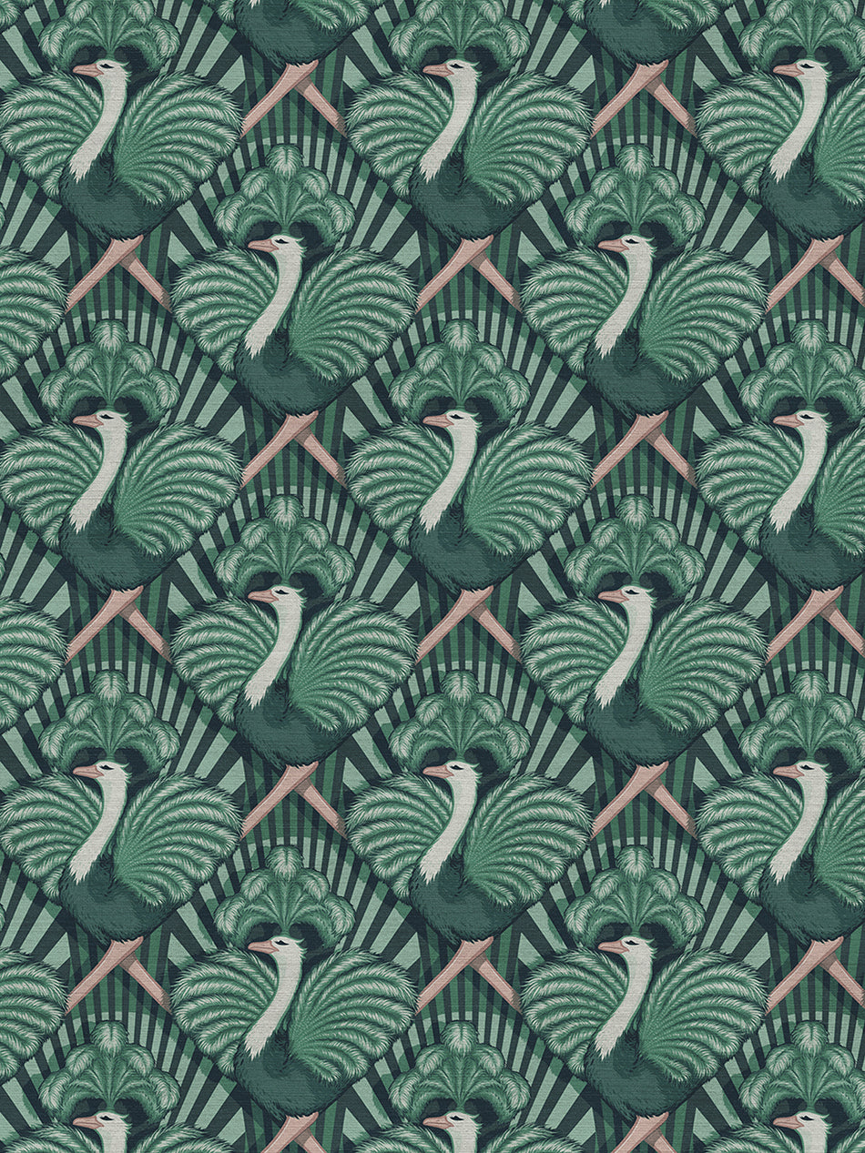 Zsa Zsa 'Bottle Green' Recycled Velvet Sample