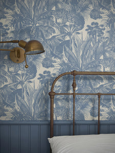 Faunacation 'Bombay Blue' Wallpaper