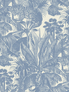 Faunacation 'Bombay Blue' Wallpaper