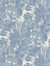 Load image into Gallery viewer, Faunacation &#39;Bombay Blue&#39; Wallpaper