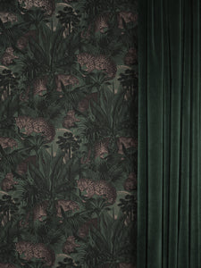 Faunacation 'Hunter Green' Wallpaper Sample