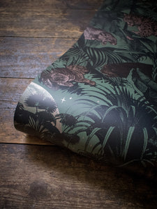 Faunacation 'Hunter Green' Wallpaper Sample