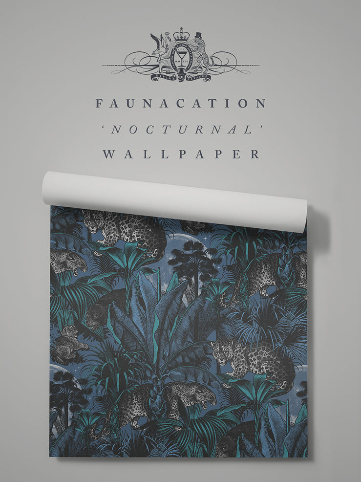'Nocturnal' Faunacation Wallpaper Sample