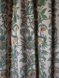 Botanize Heritage 'Palm Green' Recycled Velvet Sample