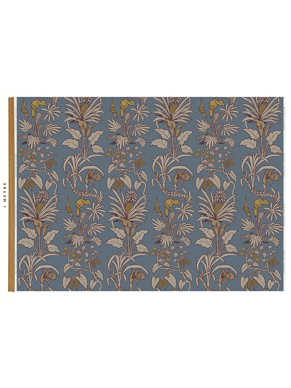 Botanize Heritage 'Whale Blue' Linen Sample