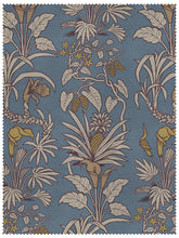 Load image into Gallery viewer, Botanize Heritage &#39;Whale Blue&#39; Linen Sample