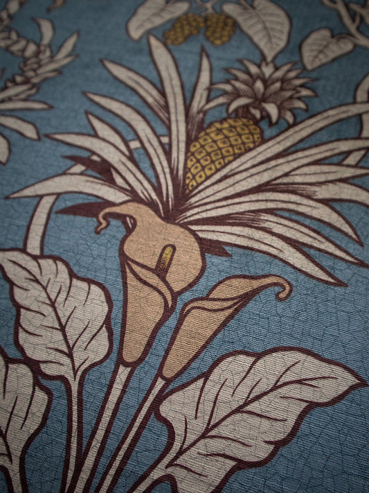 Botanize Heritage 'Whale Blue' Recycled Velvet