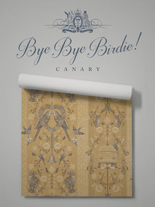 Bye Bye Birdie! 'Canary' Wallpaper Sample