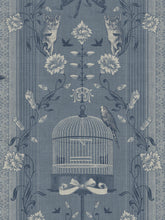 Load image into Gallery viewer, Bye Bye Birdie! &#39;French Blue&#39; Wallpaper