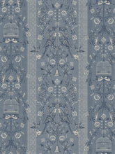 Load image into Gallery viewer, Bye Bye Birdie! &#39;French Blue&#39; Wallpaper