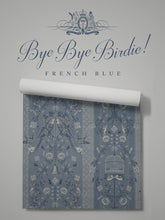 Load image into Gallery viewer, Bye Bye Birdie! &#39;French Blue&#39; Wallpaper
