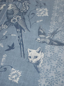 Bye Bye Birdie! 'French Blue' Wallpaper
