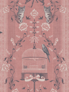 Bye Bye Birdie! 'Petticoat Pink' Wallpaper