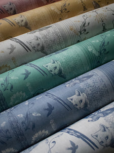 Bye Bye Birdie! 'French Blue' Wallpaper