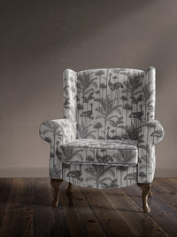 Crane Fonda 'Charcoal' Recycled Velvet
