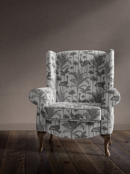 Crane Fonda 'Charcoal' Recycled Velvet