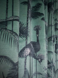 Crane Fonda 'Jade Green' Recycled Velvet Sample