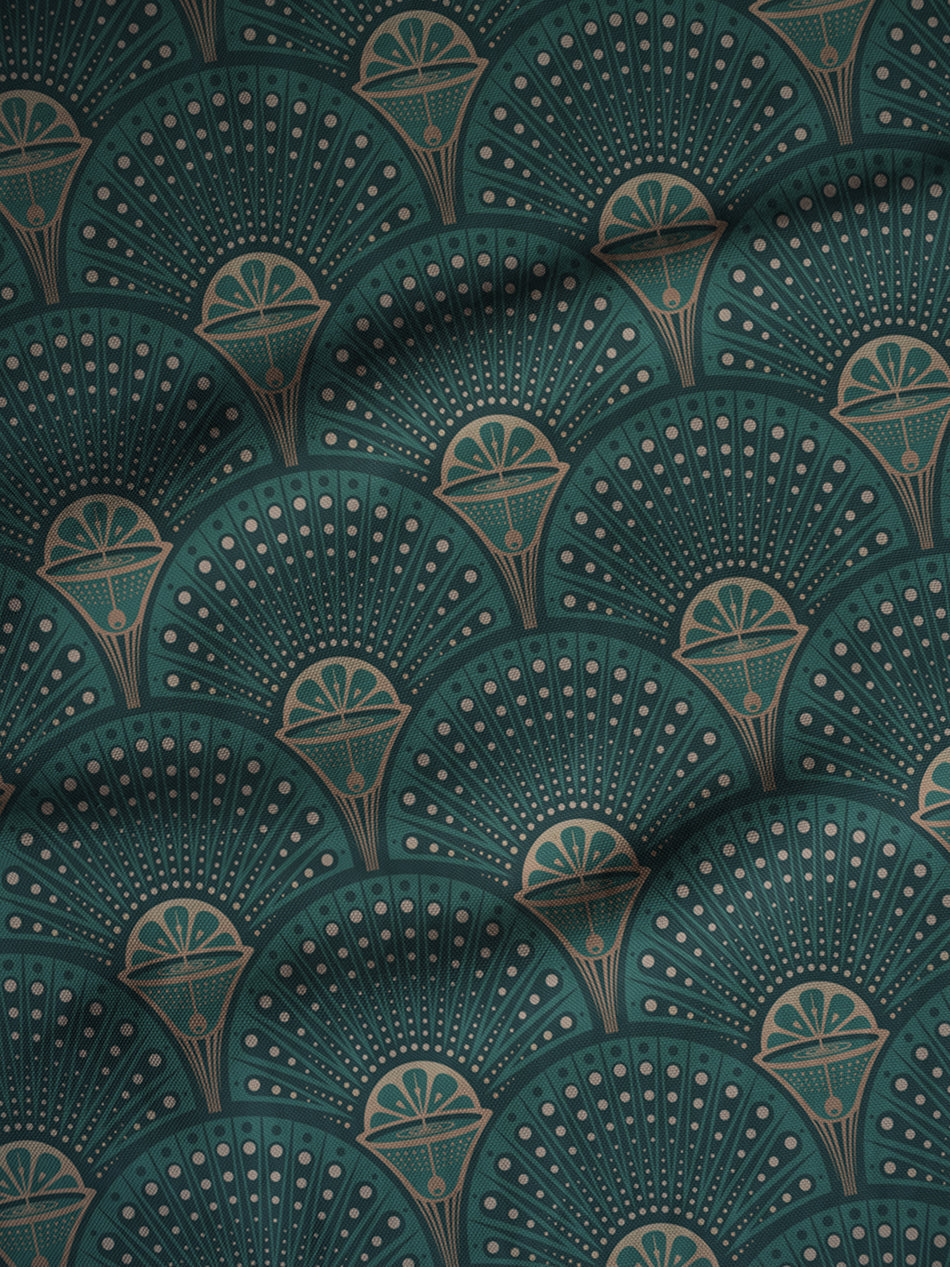 Deco Martini 'Green Gold' Linen Sample