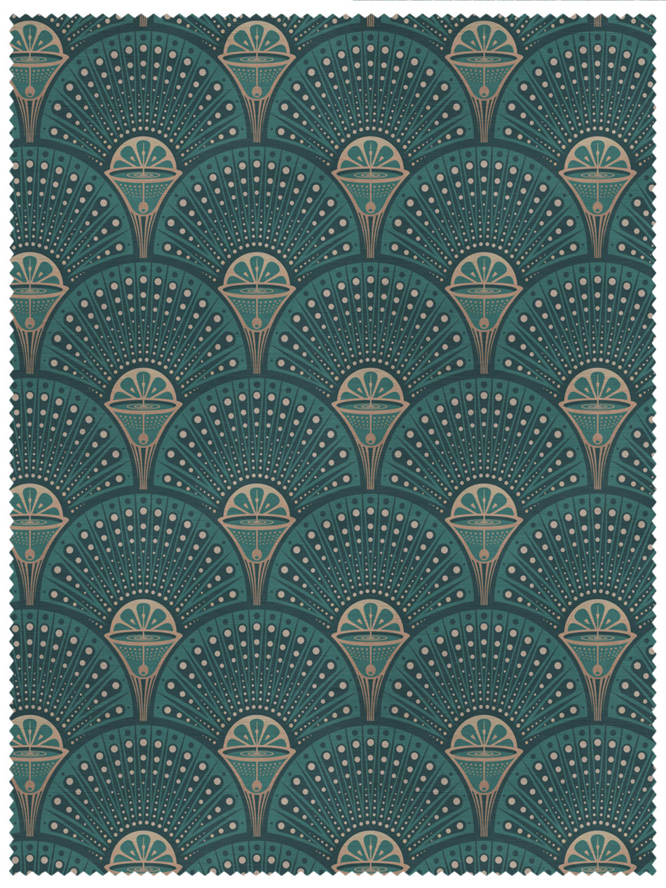 Deco Martini 'Green Gold' Linen Sample